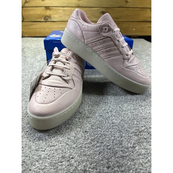 adidas Other - Adidas Rivalry Low Pale Pink Leather Sneakers Shoes Men Size 10